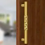 Plantex Aura Door Handle/Door & Home Decor/14 Inch Main Door Handle/Door Pull Push Handle Pack of 1 (299,PVD Gold Finish)