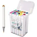 TAYLORED HOME Alcohol Markers 48 Colour Markers Double Tipped Chisel & Fine Alcohol-based Art Marker Set for Kids Adults Coloring Illustration Great Value Pack for Students' Art Class (100)