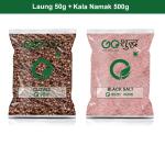 Goshudh Kala Namak 500g & Laung 50gm Combo Pack 550g