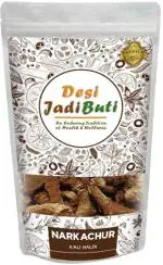 Desi Jadi Buti Narkachur Kali Haldi Kachur Nar Kachur Nar Kachoor Black Turmeric Seed (100 g)