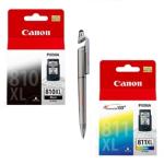 Canon PG 810 XL & CL 811 XL Ink Cartridge (Set Of 2) With 3in1 Multi-Function Mobile Phone Stand