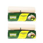 WRAP WINKS Multipurpose Food Wrapping Paper 45+5 Meter (Greasproof) Food Grade Non Stick Microwave Safe Keeps Food Fresh - Brown Paper (Pack of 2) (45+5 Meter)