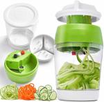 Tyzag Spiral Cutter Vegetables, Sprial Cutter for Kitchen, Zoodle Maker Zucchini,