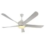 KUHL Platin D5 1500 MM 5 Aerodynamic Blades Reverse Mode Celling Fan, White