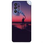 GADGETSWRAP Printed Vinyl Skin Sticker for Samsung Galaxy A53 (5G) - Smoke Bombs Smoke Flare Shore