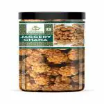 Organic Purify Gur Chana 400 gm | Jaggery Coated Chana | Immunity Booster Jar Pack 400g