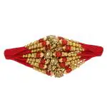 Alampata Multicolor Combo of 12 Stone Rakhi Set for Men with Roli Chawal Rakhi for Brother (TORTOISE)