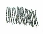 Kalaneet 48pcs Black Zigzag Bobby Hair Pins (Size 5.5cm)