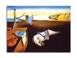 Tamatina Multicolor Salvador Dali Unframed The Persistence Of Memory Canvas Painting - 24X18 Inch