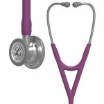3M Littmann Cardiology IV Diagnostic Stethoscope, Standard-Finish Chestpiece, Plum Tube, Stainless Stem and Headset, 27 inch, 6152
