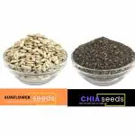 Andramart Raw Sunflower and Chia mixed combo seeds 500 gm