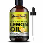 Aromatique Lemon Oil Cold Pressed Pure Lemon Oil for Skin Pigmentation, Face, Hair 30ml