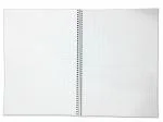 LRS Brown A4 Size 75 GSM Spiral Notebook (50 Sheets - Pack of 10)