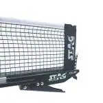 Stag Iconic Clipper On Table Tennis Net & Post Set Galvanized Steel Posts Nylon Net Ideal for Intermediate Players