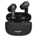 beatXP XPods Wave Bluetooth True Wireless Ear Buds with 50H Playtime, Quad Mic ENC Tech, 40ms Low Latency Mode for Gaming, Type C Earphone with 11mm Drivers, IPX5, BT v5.3, Touch Control (Black)