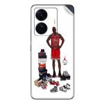 GADGETSWRAP Printed Vinyl Skin Sticker for Vivo iQoo Z6 Pro (5G) - NBA Jordan