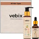 VEBIX PROFESSIONAL Hairfall Control Regiman All Hair Shampoo And Hair Serum, 150 Ml