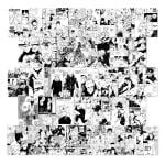 Set Of 40 Manga Poster High Quality Printed Jujutsu Kaisen Special Moments Self-Adhesive Poster 