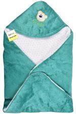 Kwitchy Printed Single Hooded Baby Blanket for Mild Winter 