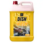 BLISS & BLUSH Dishwash Liquid 5 Liter Yellow Removes tough grease, 100% Plant-Based, Paraben & Phosphate Free
