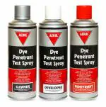 Aerol Red Dpt Spray Kit - Dye Penetrant, Developer And Cleaner Sprays For Liquid Penetrant Inspection - 400 ml each (Pack Of 3)