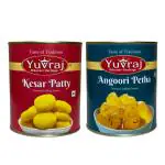 Yuvraj sweets Kesar Patty & Angoori Petha combo pack (1 kg x 2 ) pack