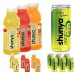 Shunya Go and Fizz Lime & Lemon Combo, Sugar Free Flavoured Soft Drink 300ml- (Pack of 12)