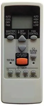 royalcool Plastic O General Window Ac Remote Control For 1 And 1.5 Ton Ac