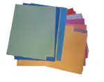 PERDAY 20 Pcs Color Sheets (10 Color x 2 Sheets) Double - Sided Multicolor Neon Craft 120 GSM Pastel Sheets For Art and Craft