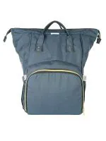 Vparents Blue Fabric Diaper Backpack