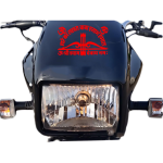 Shivoid Red Khatu Shyam ji Sticker for Bike, Laptop & Door (16 x 10 cm)