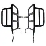 Dhe Best Black Bike Heavy Duty Side Saddle Stay Bag Mounting Carrier For Royal Enfield Meteor 350 (Pair Of 1)