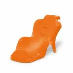 StarAndDaisy Baby Bathing Seat with Comfortable Seat | Bath Seat for Age 0 - 1 Years Baby | Anti-slip bath Seat for Newborn and Infants (Orange)