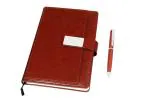 ROUNAQUE 2in1 Giftset. A5 Diary , Metal Pen with Box