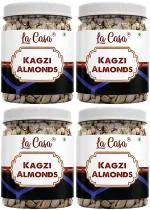 La Casa Kashmiri Kagzi Almonds Inshell Badam With Shell 250 Gm (Pack Of 4)