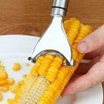 SAVREEN Corn Peeler Stainless Steel Corn Cutter Cob Peeler Corn Stripper Kernel Cutter Vegetable Sheller Fruit Kitchen Tools Accessories