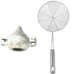 Urban Buy Multicolor Aluminium Modak And Deep Fry Kitchen Tool Set 2 Pc