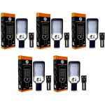 D'Mak 24 Watt Waterproof Lens Led Street Light for Outdoor Purposes (White, Pack of 5)