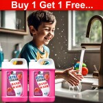 PISHARNATH Hand Wash Liquid pink 10Liter Enriched with Macadamia Oil & Peony extract | Delicate floral fragrance | Oil-infused, nourishing care