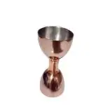Anything & Everything Stainless Steel Premium Peg Measurer Jigger Cup 30/60 ml, Alcohol Whisky Wine Cocktail Shot Glass Drink Measurement Perfect for Home Bar Double Side Tool (Rose Gold)