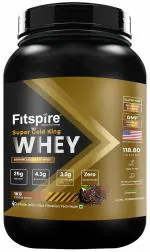 Fitspire super Gold King Advanced Isolate Whey Protein| 25g Protein | Muscle Growth & Recovery (Coffee Royal, 1 kg / 2.2 lb)