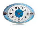 Ajanta Orpat Time Piece Buzzer Beep Alarm Clock (Small) (Blue)(TB-327_Blue)