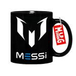 Mug Morning Messi Logo Black Mug Black Lionel Messi Logo Coffee Mug Leo Messi 10 Mug Messi Logo (Black)