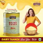 Nakoda Dairy Taza Premium 5 Liter Danedar Cow Ghee | Pure Cow Ghee | 5Liter