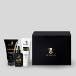 The Wolfman Gift pack of Charcoal & Neem Face Wash, Coffee Scrub & Vitamin C Face serum for Men