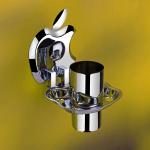 Easyhome Furnish 304 Stainless Steel Chrome Stand Toothbrush Holder Tumbler Holder Toothbrush Stand Tumbler Stand Bathroom Accessories Anti Rust