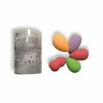 Rose Leaf Mini Makeup Powder Puff Sponge Beauty Blender (Pack of 5)