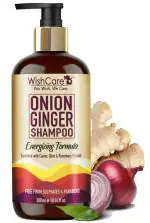 WishCare Onion Ginger Shampoo - Onion Shampoo for Hairfall Control - Paraben and Sulphate Free (300ml)