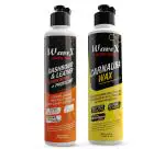 Wavex Car Body Polish Carnauba Wax 350ml + Car Dashboard and Leather Polish 350ml