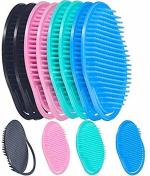 Xester Black Plastic Hand Grip Round Hair Comb (Pack Of 3)